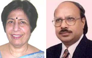 Dr. Pratibha Singhi, Professor, Chief Pediatric Neurology and Dr.K.L.Gupta, - pgi