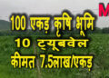 रायसेन, मध्य प्रदेश में 100 एकड़ कृषि भूमि बिक्री के लिए उपलब्ध