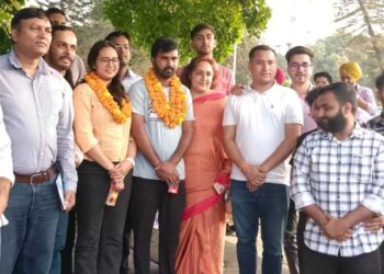 एबीवीपी पंजाब यूनिवर्सिटी के सदस्यों ने विश्वविद्यालय द्वारा प्रमुख मांगों को स्वीकार करने के बाद भूख हड़ताल समाप्त की।