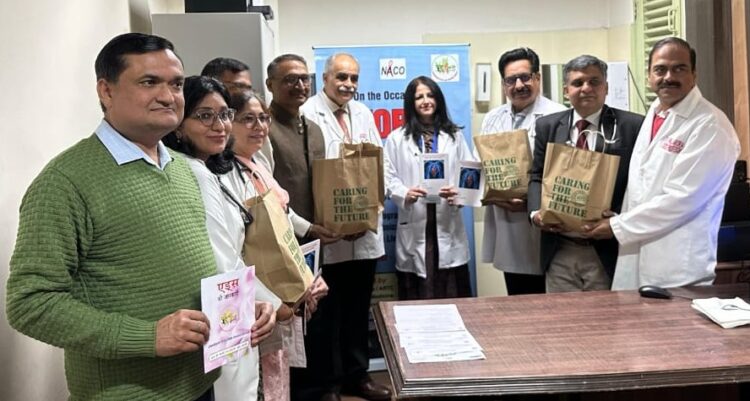 Prof Vivek Lal, Director PGIMER kick starts Awareness Program on HIV AIDS