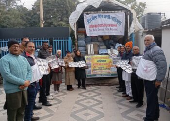 Plates and Glasses Sent to Prayagraj Mahakumbh under the “Ek Thaila, Ek Thali” Campaign