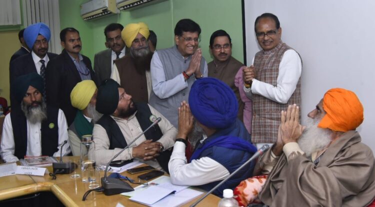Second Round of Talks Between Centre and Farmer Unions Held in Chandigarh, Next Meeting on March 19