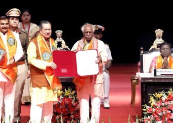 Senior RSS leader Indresh Kumar conferred with honorary doctorate degree