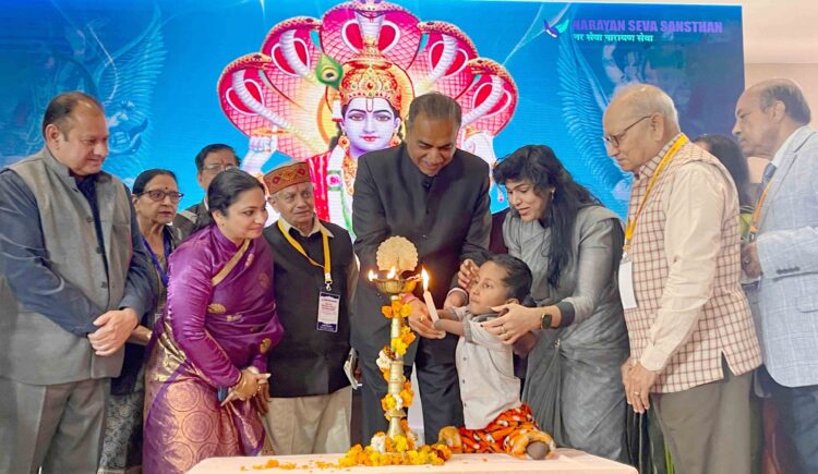 Sanjay Tandon Donates ₹1 Lakh to Support Differently-Abled Individuals at Narayan Seva Sansthan Event
