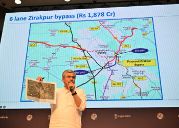 zirakpur bypass project map