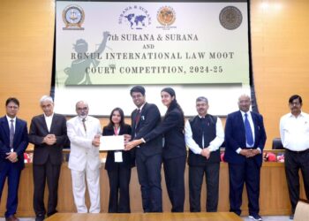 UILS, Panjab University Triumphs at 7th Surana & Surana – RGNUL International Law Moot Court Competition 2024-25