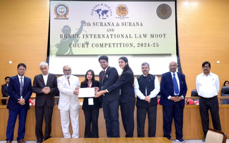 UILS, Panjab University Triumphs at 7th Surana & Surana – RGNUL International Law Moot Court Competition 2024-25