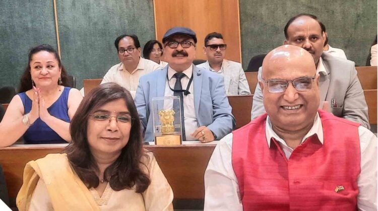 Prof. M.M. Goel Advocates Gita-Inspired Needonomics for Viksit Bharat Amid 1.6 Billion Population Reality by 2047 at MIGA Gabfest 2025, India Habitat Centre, New Delhi