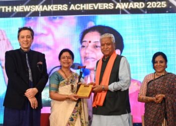 डॉ. नंदिता पाठक को मिला ‘न्यूज़ मेकर्स अचीवर्स अवार्ड 2025’, डॉ. नंदिता ने यह सम्मान श्रद्धेय भारत रत्न नानाजी देशमुख जी को किया समर्पित