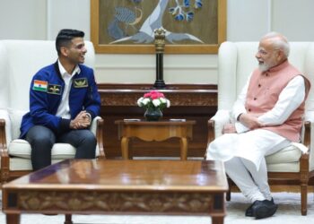 प्रधानमंत्री मोदी ने अंतरिक्ष यात्री शुभांशु शुक्ला से की मुलाकात, कहा—भारत को उनकी उपलब्धि पर गर्व