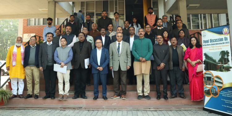 High-Level Panel Discussion on Viksit Bharat Shiksha Adhishthan Bill 2025 Held at PEC Chandigarh