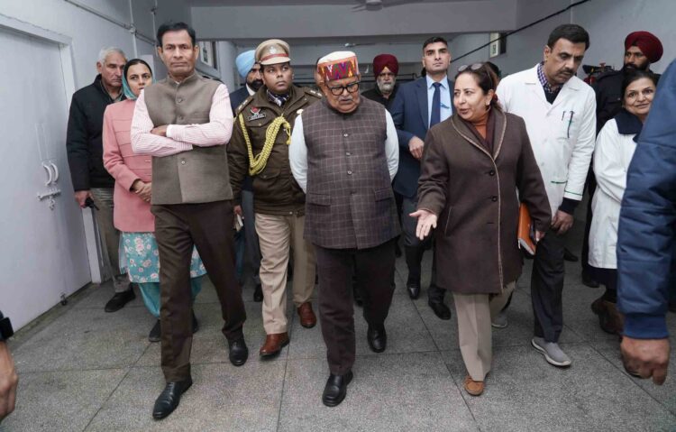 Punjab Governor Reviews Healthcare and Civic Facilities in Manimajra