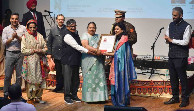 Governor Kataria Confers First Chandigarh Sangeet Natak Akademi Awards; Rinku Kalia Among 11 Honored