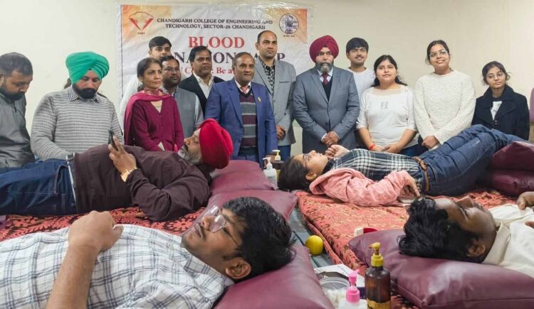 CCET Organises Annual Blood Donation Camp