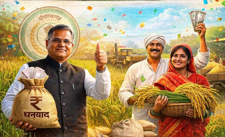 होली से पहले छत्तीसगढ़ के धान किसानों को बड़ी सौगात, कृषक उन्नति योजना के तहत 10,000 करोड़ रुपये का एकमुश्त भुगतान मंजूर