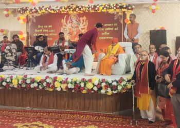 चंडीगढ़ में श्रद्धा और उल्लास के साथ मना हिंदू नव वर्ष (विक्रमी संवत 2083): सेक्टर 23 के सनातन धर्म मंदिर में हुआ भव्य आयोजन, गूंजे माता के जयकारे