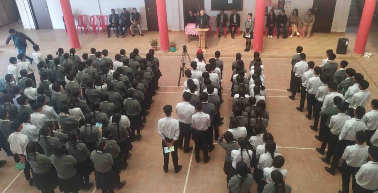 EDUCATION & GOVERNANCE: MLA K. Tokugha Sukhalu Visits Alma Mater GHSS Zunheboto, Inspires Students to Excel