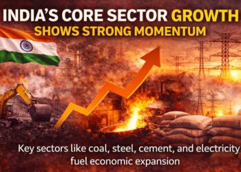 India’s Core Sector Growth Moderates to 2.3% in February 2026
