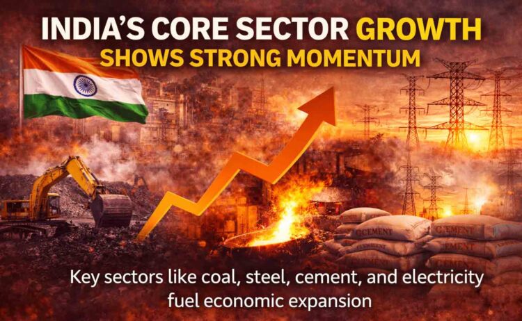 India’s Core Sector Growth Moderates to 2.3% in February 2026
