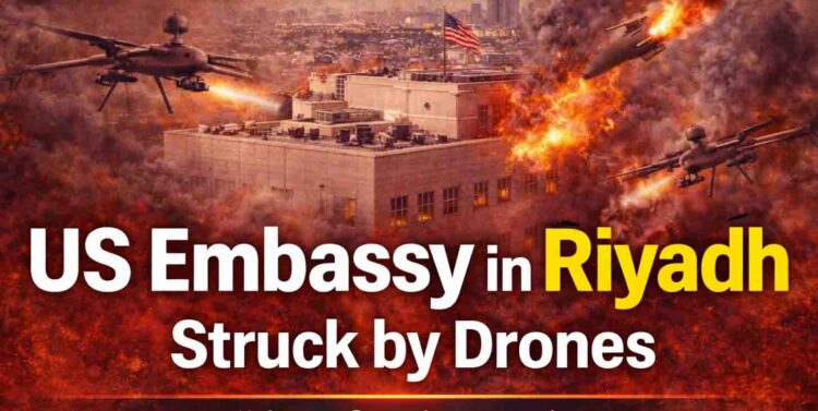 US Embassy in Riyadh Struck by Drones; Trump Vows ‘Soon’ Retaliation