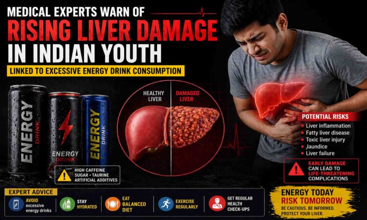 Medical Experts Warn of Rising Liver Damage in Indian Youth Linked to Excessive Energy Drink Consumption