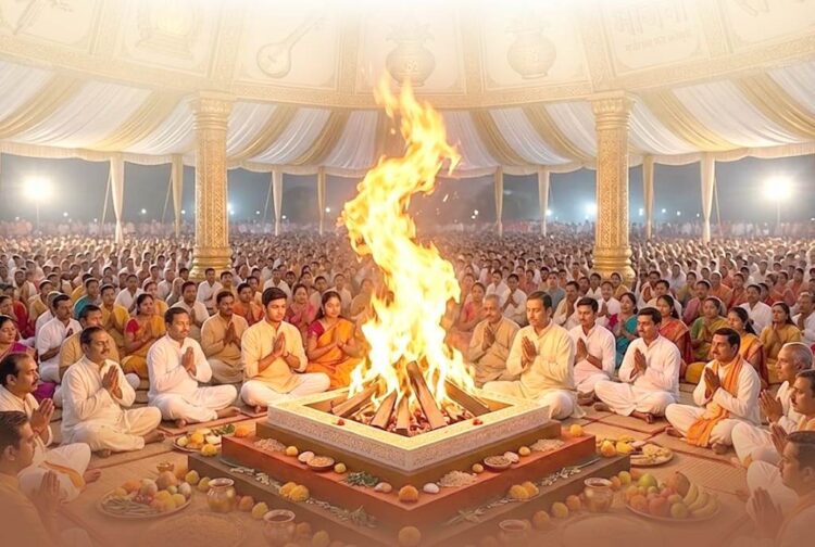 ‘श्री राजमातंगी महायज्ञ’ के माध्यम से सनातन संस्था ने बताया यज्ञ संस्कृति का महत्व