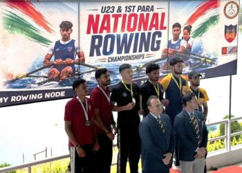 Golden Glory: Chandigarh Duo Clinches Men’s Double Scull Gold at U-23 National Rowing Championship