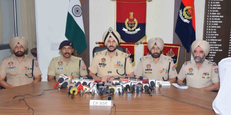 Amritsar Police Bust Cross-Border Cartel Linked to Dubai Mastermind; 30 kg Heroin Seized