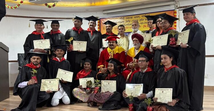 Gandhi Smarak Bhavan Hosts Grand Convocation for Naturopathy and Yoga Students
