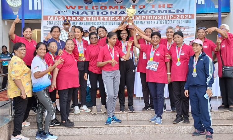 Goan Athletes Crowned Team Champions at 3rd National Women Masters Athletics Championship 2026