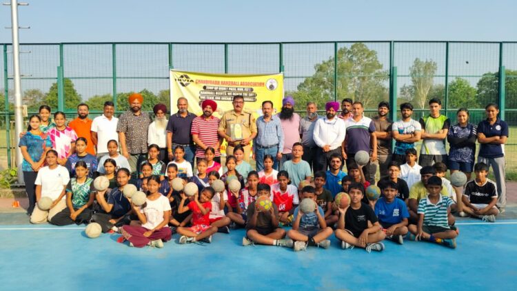 Chandigarh Handball Association’s Free Summer Camp Concludes on a High Note
