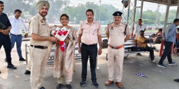 भाजपा प्रदेश अध्यक्ष डॉ. अर्चना गुप्ता ने हाइड्रोजन ट्रेन के शुभारंभ को बताया ऐतिहासिक, कांस्टेबल जगरूप सिंह को किया सम्मानित