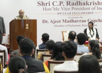 ‘Leadership is Measured by Service, Not Authority’: VP C. P. Radhakrishnan Inspires MP LEAD Fellows