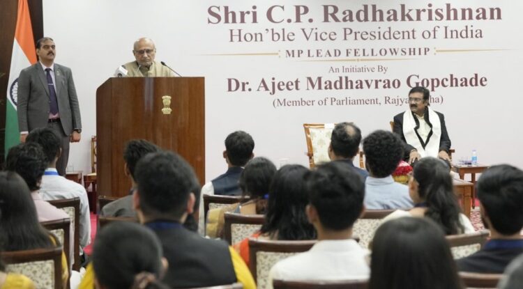 ‘Leadership is Measured by Service, Not Authority’: VP C. P. Radhakrishnan Inspires MP LEAD Fellows