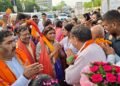 करनाल में भाजपा प्रदेश अध्यक्ष डॉ. अर्चना गुप्ता का भव्य स्वागत, कार्यकर्ताओं से बूथ मजबूत करने का आह्वान
