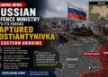 Russia Claims Control of Key Eastern Ukrainian City Kostiantynivka
