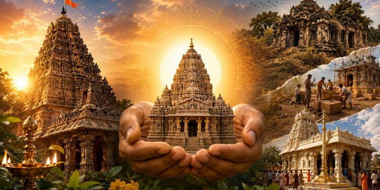 Reviving Sacred Roots: Global Hindu Heritage Foundation Spearheads Massive Temple Restoration Across India