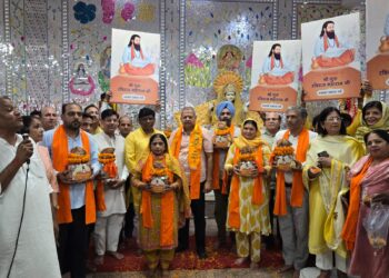 BJP Chandigarh Hands Over Sacred Soil ‘Kalash’ to All Six Districts Under Guru Ravidas Samrasata Abhiyan