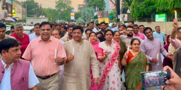 ‘वंदे मातरम्’ विवाद पर हरियाणा भाजपा का प्रदेशव्यापी कैंडल मार्च, कांग्रेस से मांगा जवाब