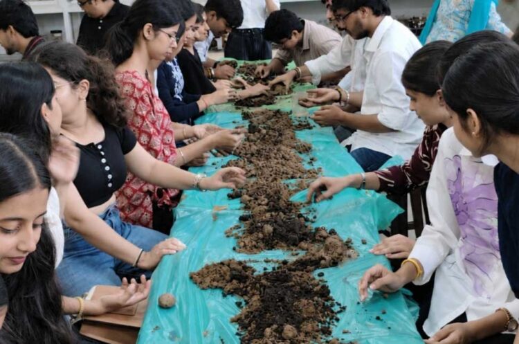 DAV College Botany Department Wraps Up Three-Day ‘Seed Ball’ Sustainability Drive