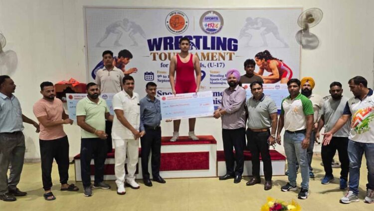 Chandigarh U-17 State Wrestling Tournament Concludes at Manimajra Sports Complex
