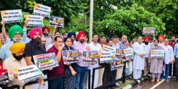Chandigarh Congress Holds Protest Against Election Commission at Matka Chowk