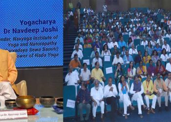 नादयोग चिकित्सा के अभ्यास से प्राण ऊर्जा बढ़कर शरीर सक्रिय एवं आनंदमय बनता है : योग गुरु डॉ. नवदीप जोशी