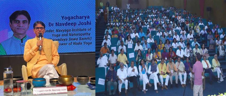 नादयोग चिकित्सा के अभ्यास से प्राण ऊर्जा बढ़कर शरीर सक्रिय एवं आनंदमय बनता है : योग गुरु डॉ. नवदीप जोशी
