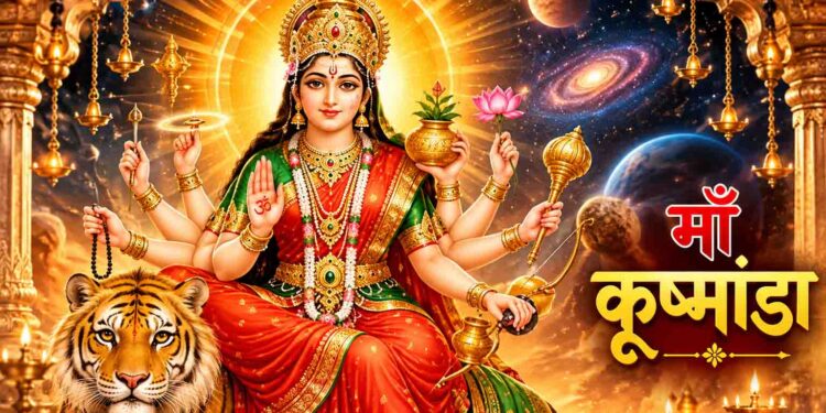 नवरात्रि का चौथा दिन : मां कूष्मांडा की पूजा से जुड़ी हैं सुख-समृद्धि और आरोग्य की मान्यताएं
